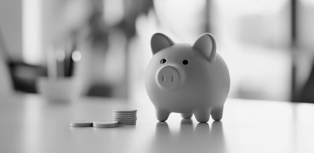 White piggybank, cyber insurance cost